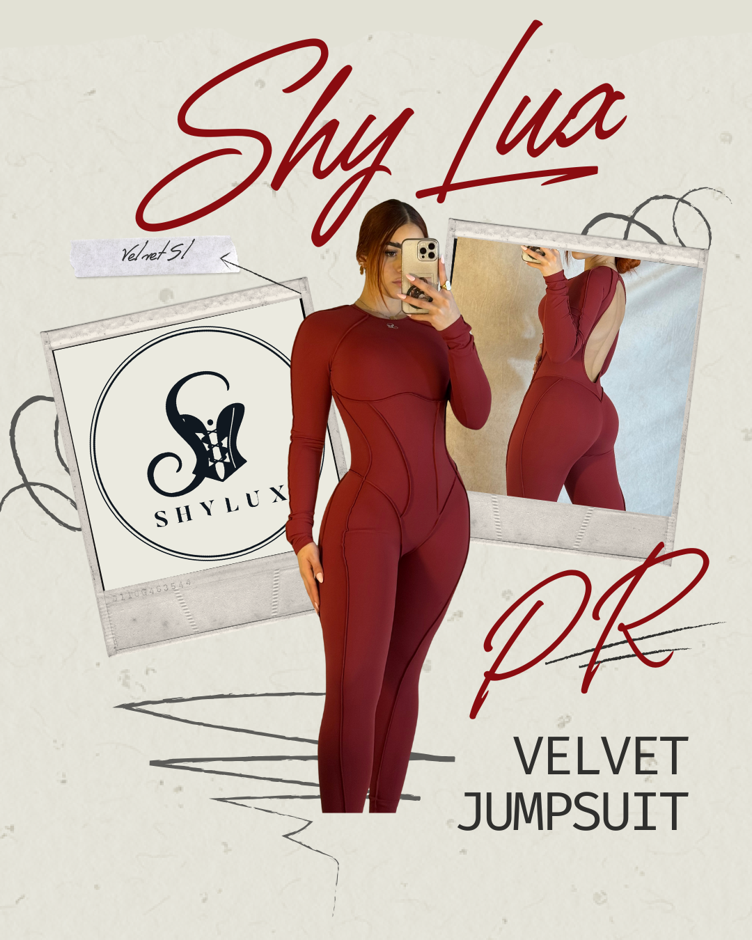 Velvet Jumpsuit❤️‍🔥
