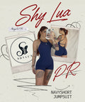 NAVYSHORT JUMPSUIT