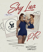 NAVYSHORT JUMPSUIT