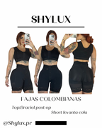 SHORT LEVANTA COLA CON BROCHES